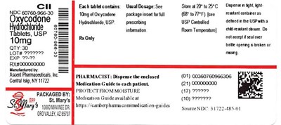 966-30 (Oxycodone 10mg 30ct 60760 966 30)